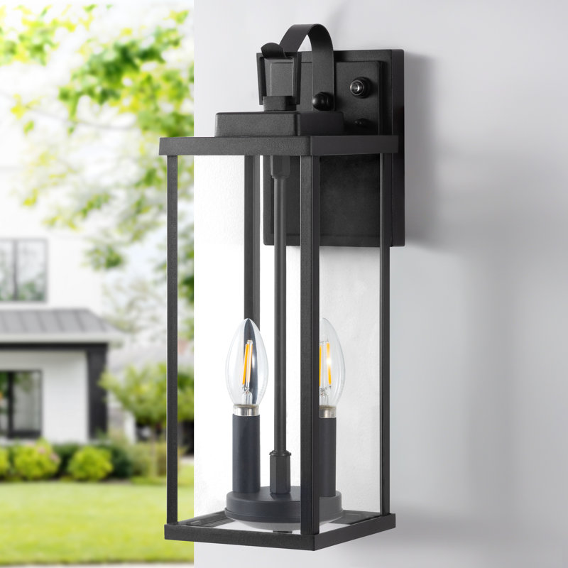 16'' Dusk To Dawn Outdoor Wall Lantern