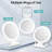 Magnifying Mirror With Light 30X, Double-Sided 1X/ 30X Magnifying Makeup Mirror With Tweezer, 2000Mah 3 Colour Modes With Adjustable Brightness,Foldable Compact Travel Mirror