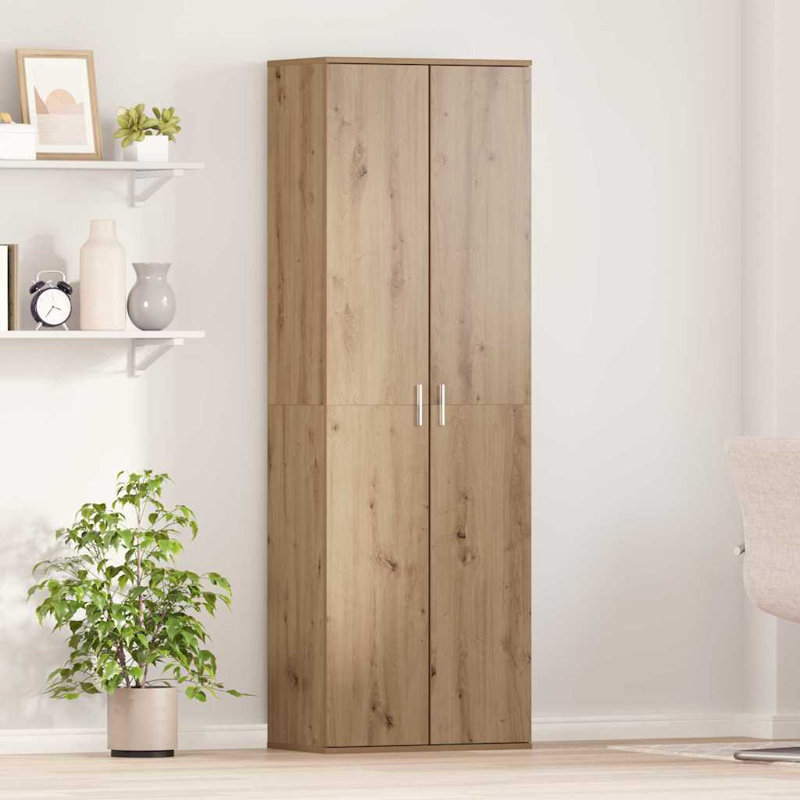Highboard 60 X 35 X 180 Cm Engineered Wood, Artisan Oak