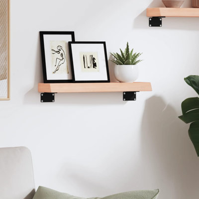 Flagstaff Oak Solid Wood Floating Shelf