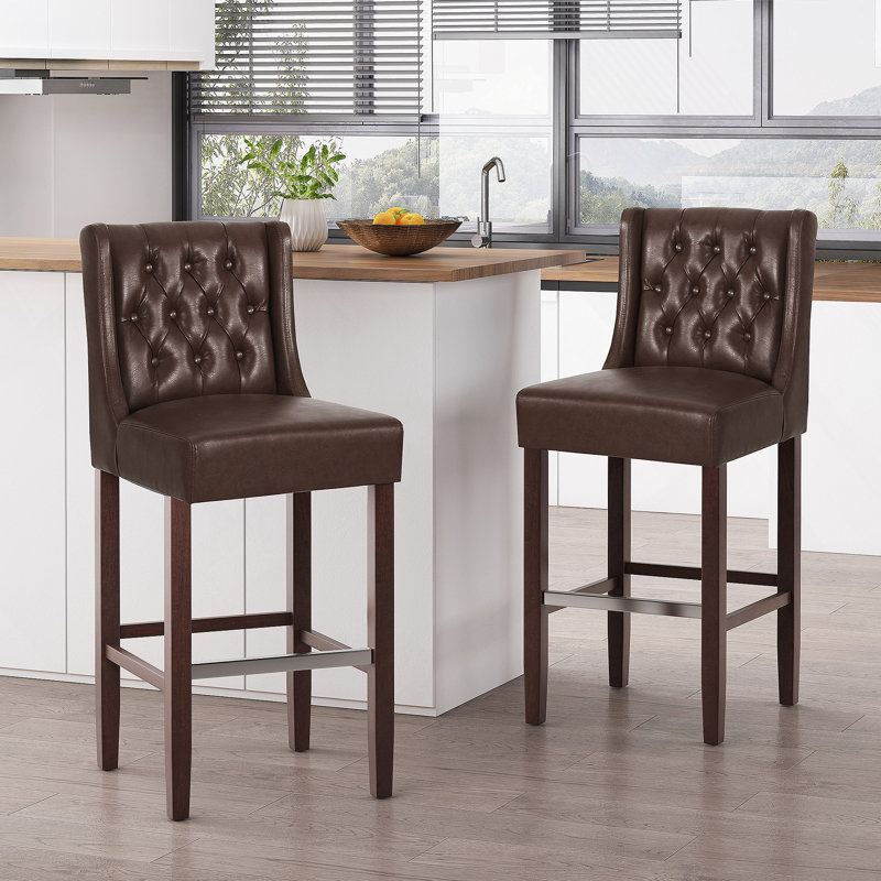 Tabouret de bar, Marron foncé