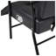 Fauteuil de shampooing inclinable avec repose-pieds - Fauteuil de coiffeur pour salon de coiffure en cuir polyuréthane noir
