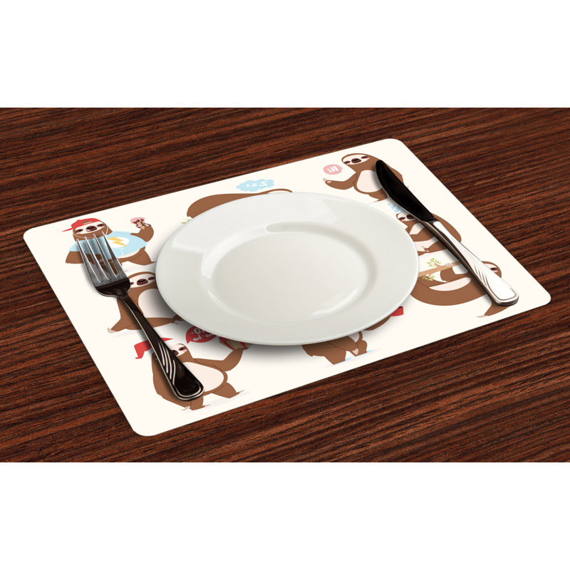 Polyester Animals/Nature Rectangle Placemat