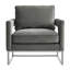 Fauteuil en velours l 33,5 po Isabel-191287708