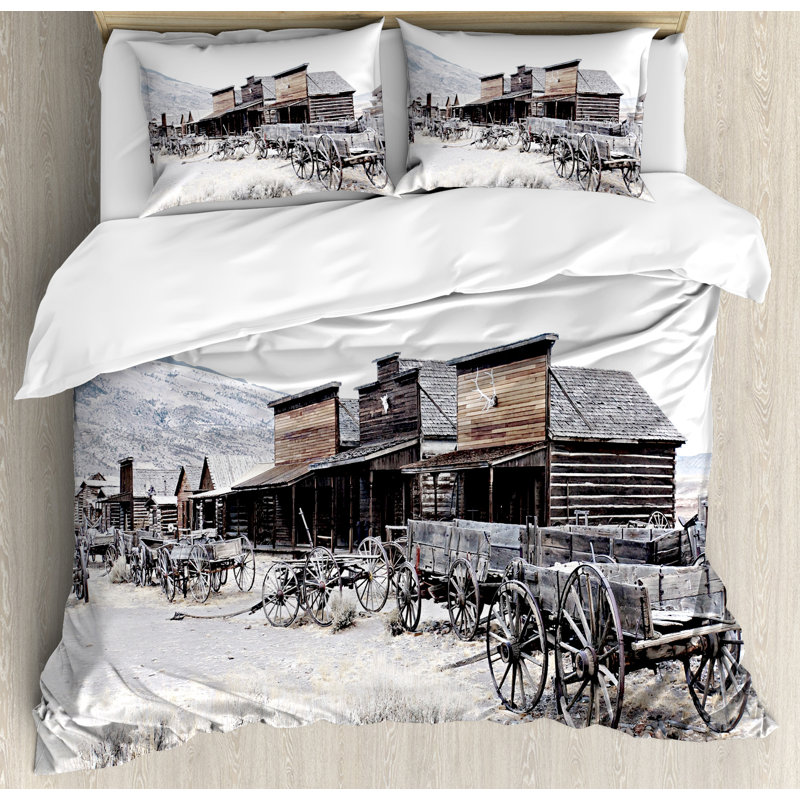Western Farmhouse / Country Duvet Cover, King