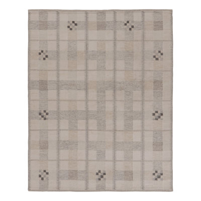Scandinavian Wool Geometric Area Rug