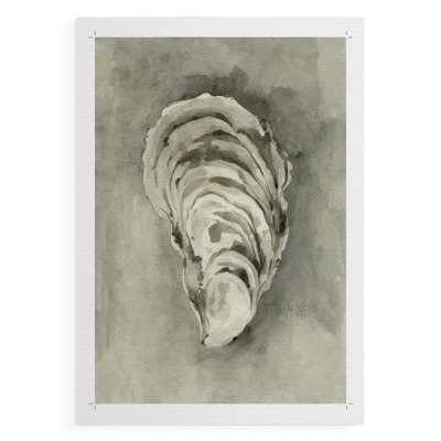 Coquille d'huître neutre II - impression sur toile seulement - non encadrée