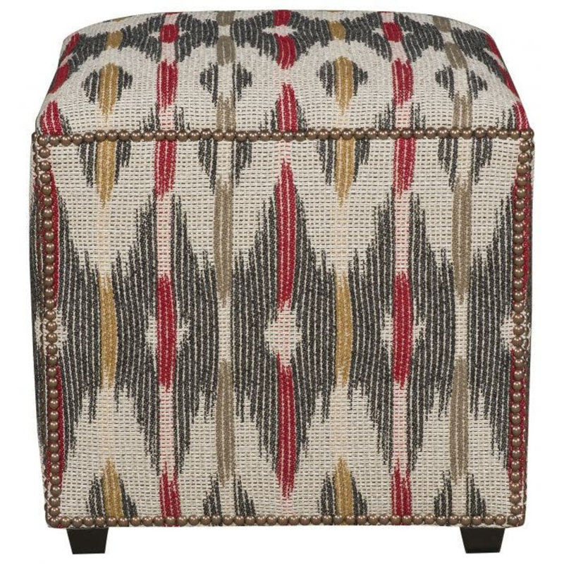 Kipley Upholstered Ottoman, Tobacco, 9821 Bisque