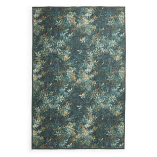 Clarke & Clarke Floral Digitally Printed 185cm X 290cm Area Rug