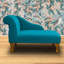 Teal Upholstered Chaise Lounge-139640903-139640900