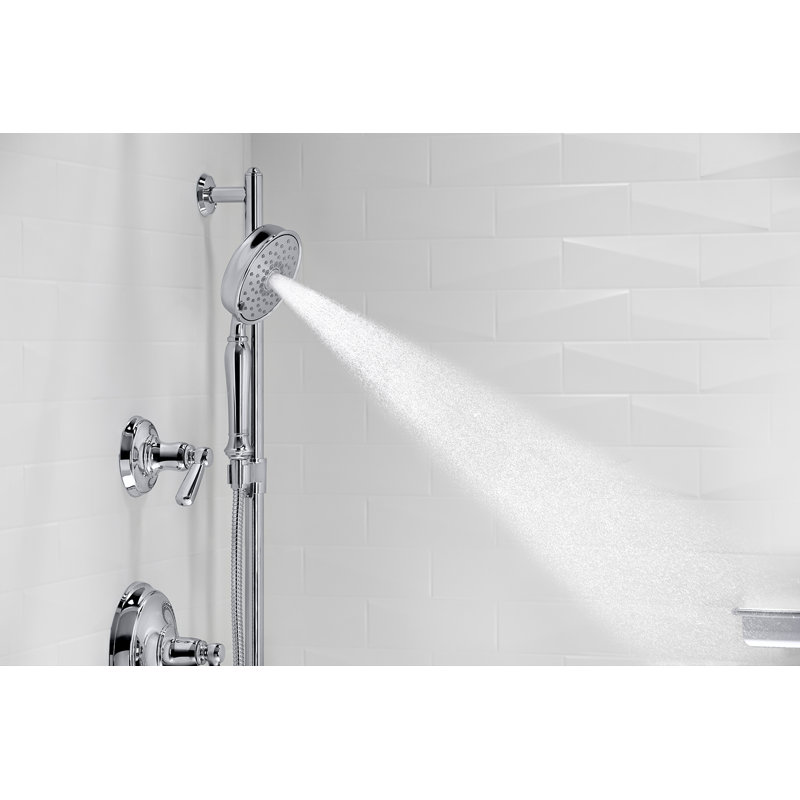 Bancroft Shower Faucet with Air-induction Technology, Polished Chrome