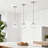 Chrome 1-Light 8 inch Pendant with Clear Glass Shade-1903678505
