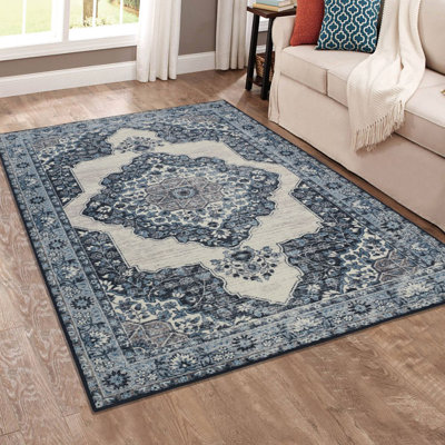 Tapis oriental saphir touffeté Destiney