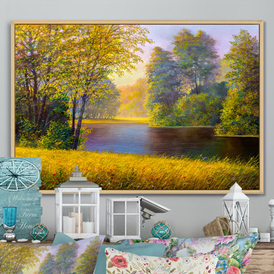 Rivière au printemps II - reproduction d'art murale traditionnelle