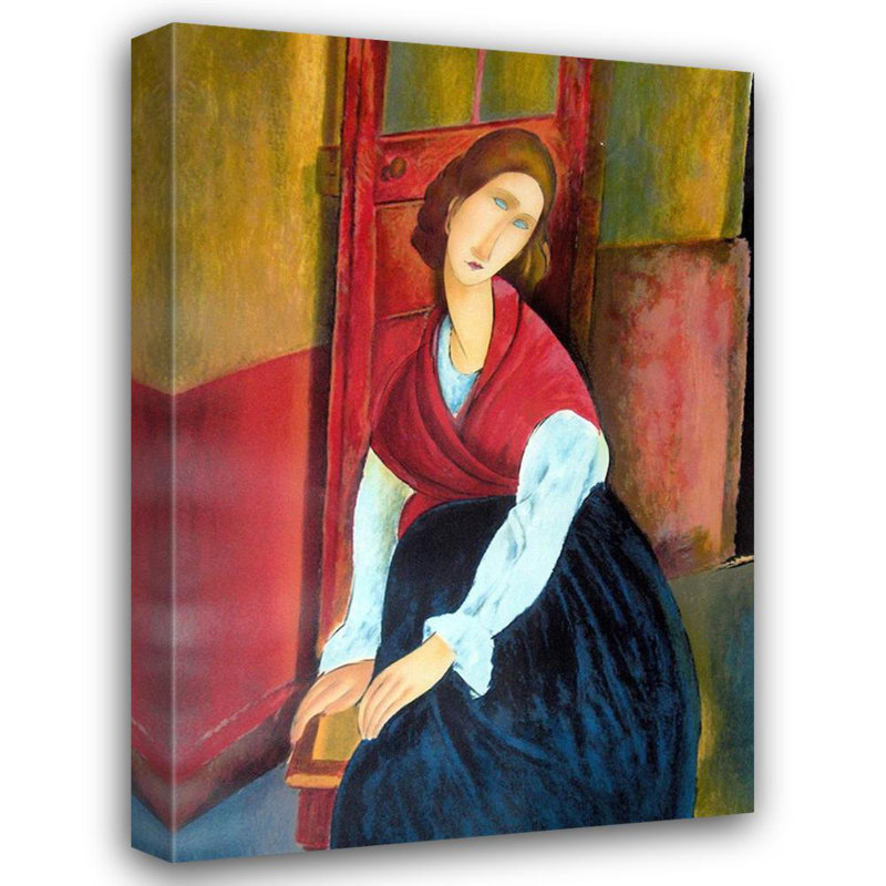 Portrait de Jeanne Hbuterne, 40" H x 28" W