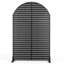 Paravent arqué en métal, paravent autoportant classique pour patio, balcon ou jardin