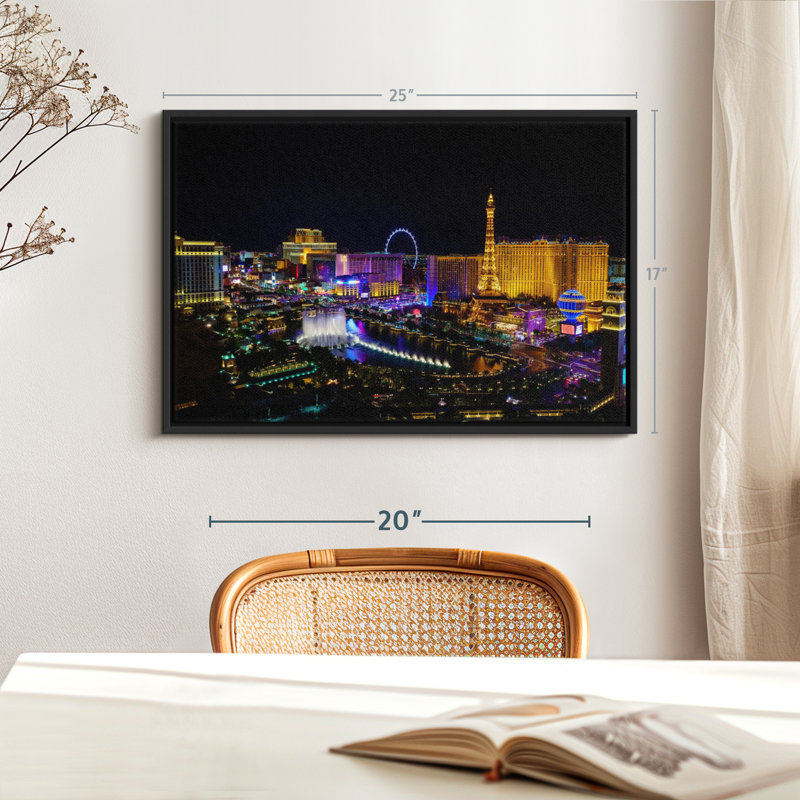 " Las Vegas Wall Art ", 17" H x 25" W