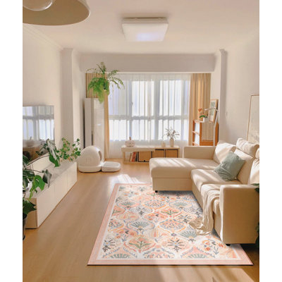Area Rug, Low-Pile, Machine Washable, Foldable Rug