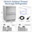 24" Outdoor Drawer Refrigerator, 2 Drawers, Silver Stainless Steel, Weather-Resistant Design-118161276