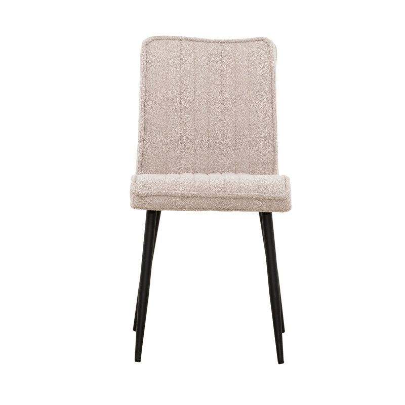 Chaise de salle à manger rembourrée Kuhl (ensemble de 2), Beige