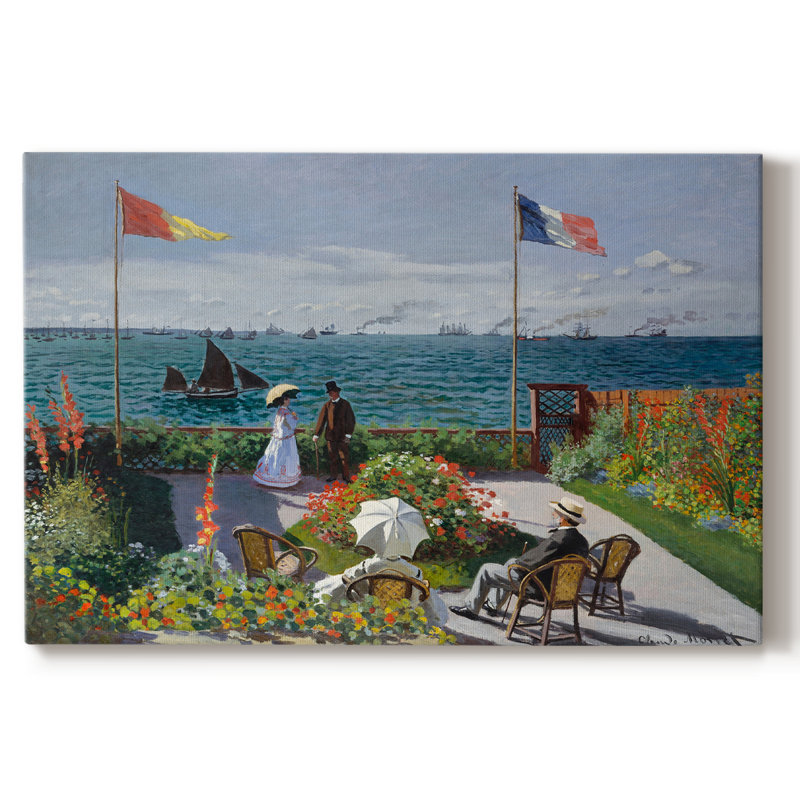 «Vintage Landscape -XCVI» sur toile, Toile tendue, H 33 po x l 49 po x P 1,5 po