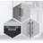 Modern Over The Toilet Storage Cabinet, Double Door Bathroom Organizer with Inner Adjustable Shelf and Open Shelf