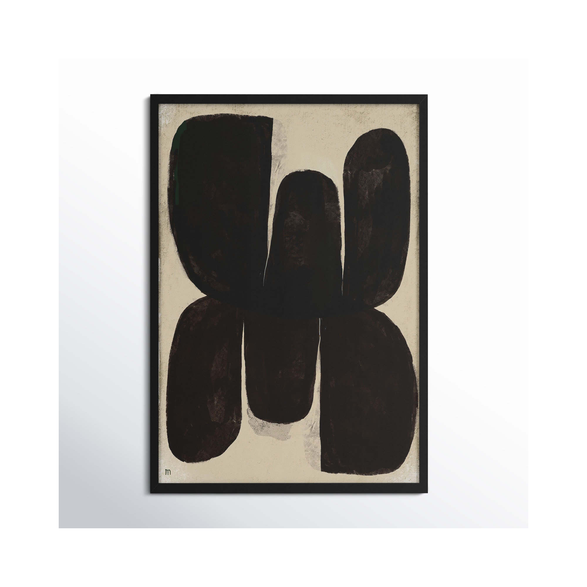 Night Butterfly by StudioM, Black, 20" H x 14" W x 1.25" D
