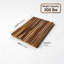 Tapis en bois de teck antidérapant Petties-537128534