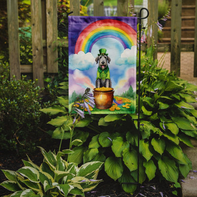 Drapeau de jardin double face en polyester H 15,5 po x l 11,25 po St Patrick's Day