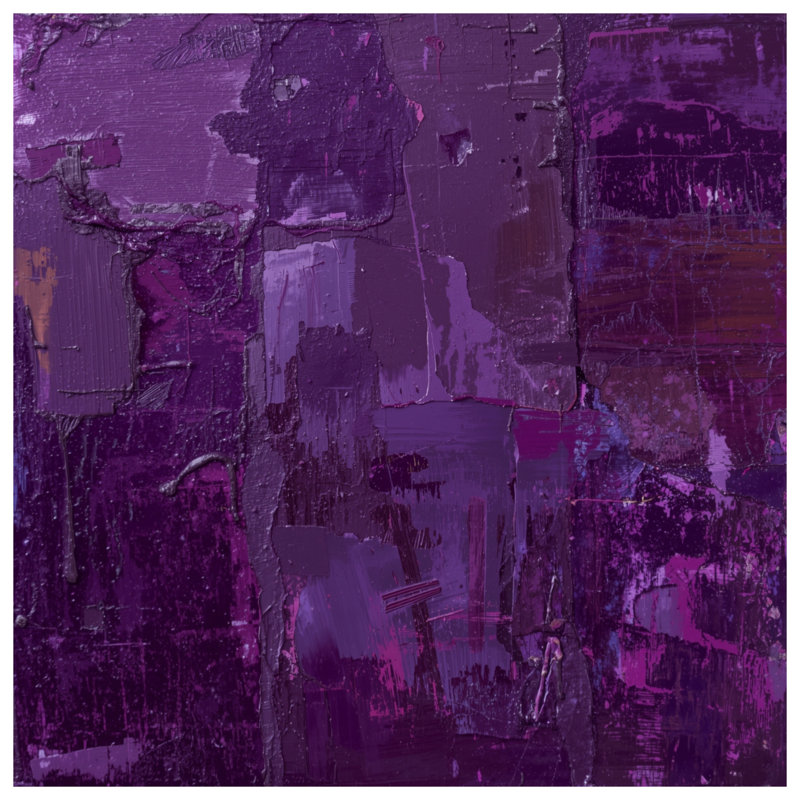 Housses de couette à motif abstrait mauve, Grand lit