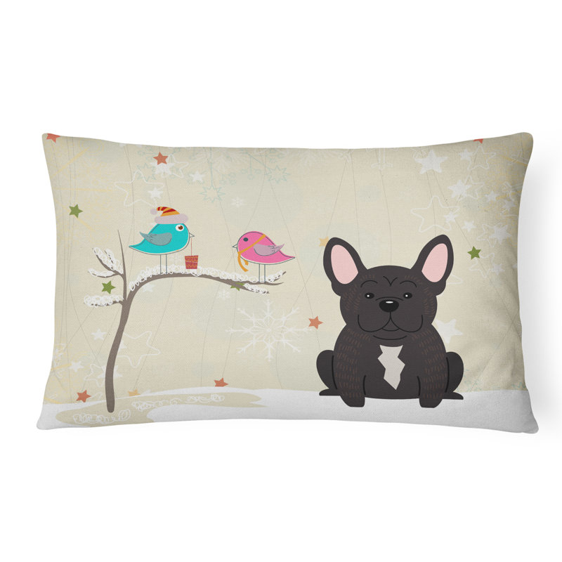 Coussin lombaire intérieur/extérieur christmas fait main, Bringé