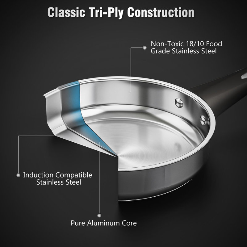 14 - Piece Stainless Steel Cookware Set