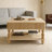 Fluted Lift-Top Coffee Table Hidden Open Storage Solid Wood Legs-443566989