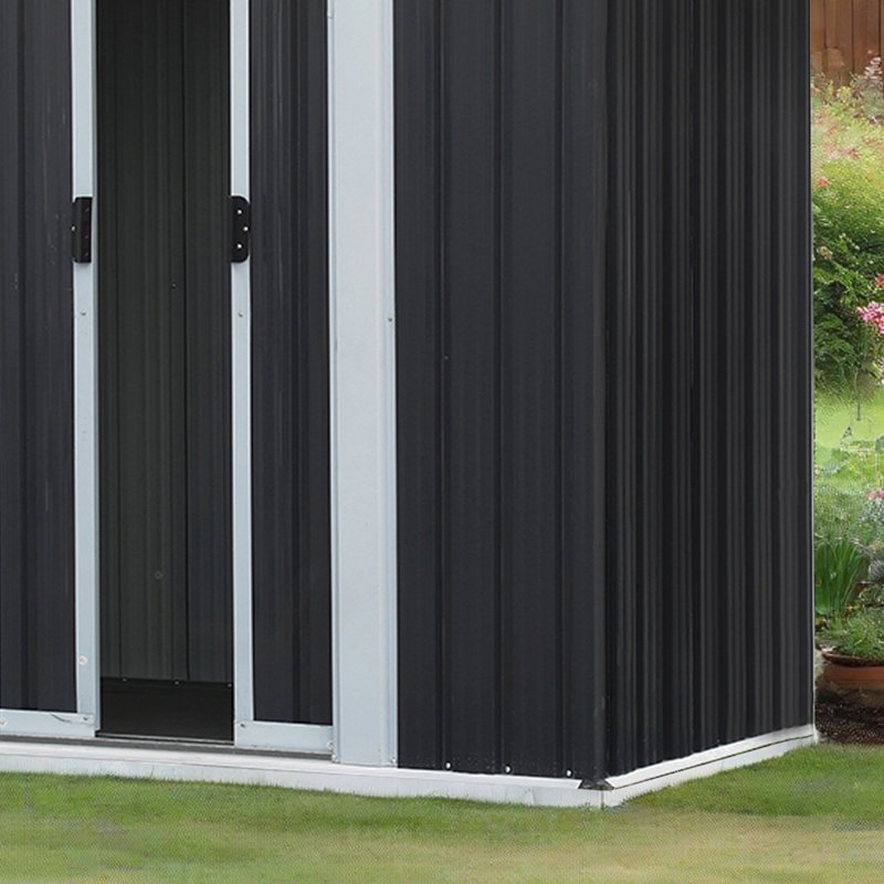 Outdoor Storage Shed, 72.2" H x 74.5" W x 45.3" D