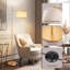 Lampe sur pied arquée 63,8 po Banty-559865854