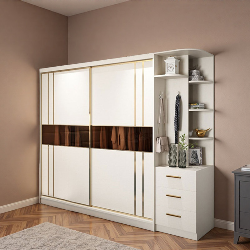 Garde-robe simple, H 82,68 po x l 78,74 po x P 23,62 po