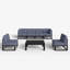 7 - Piece Outdoor Modular Sectional Set with Coffee Table-277929348