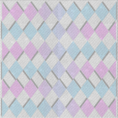 Tissé à la machine à la machine à partir de laine et de polyester rose/bleu Tapis décoratif