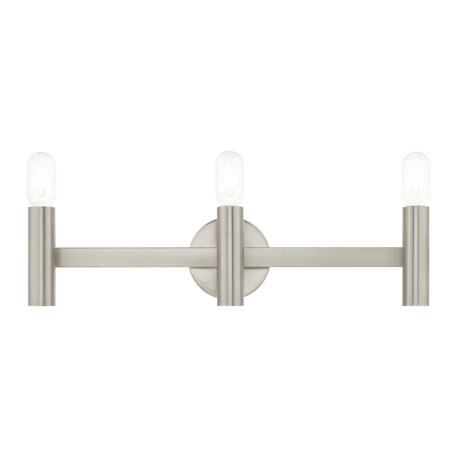 Martella 3 Light Dimmable Vanity Light, Brushed Nickel