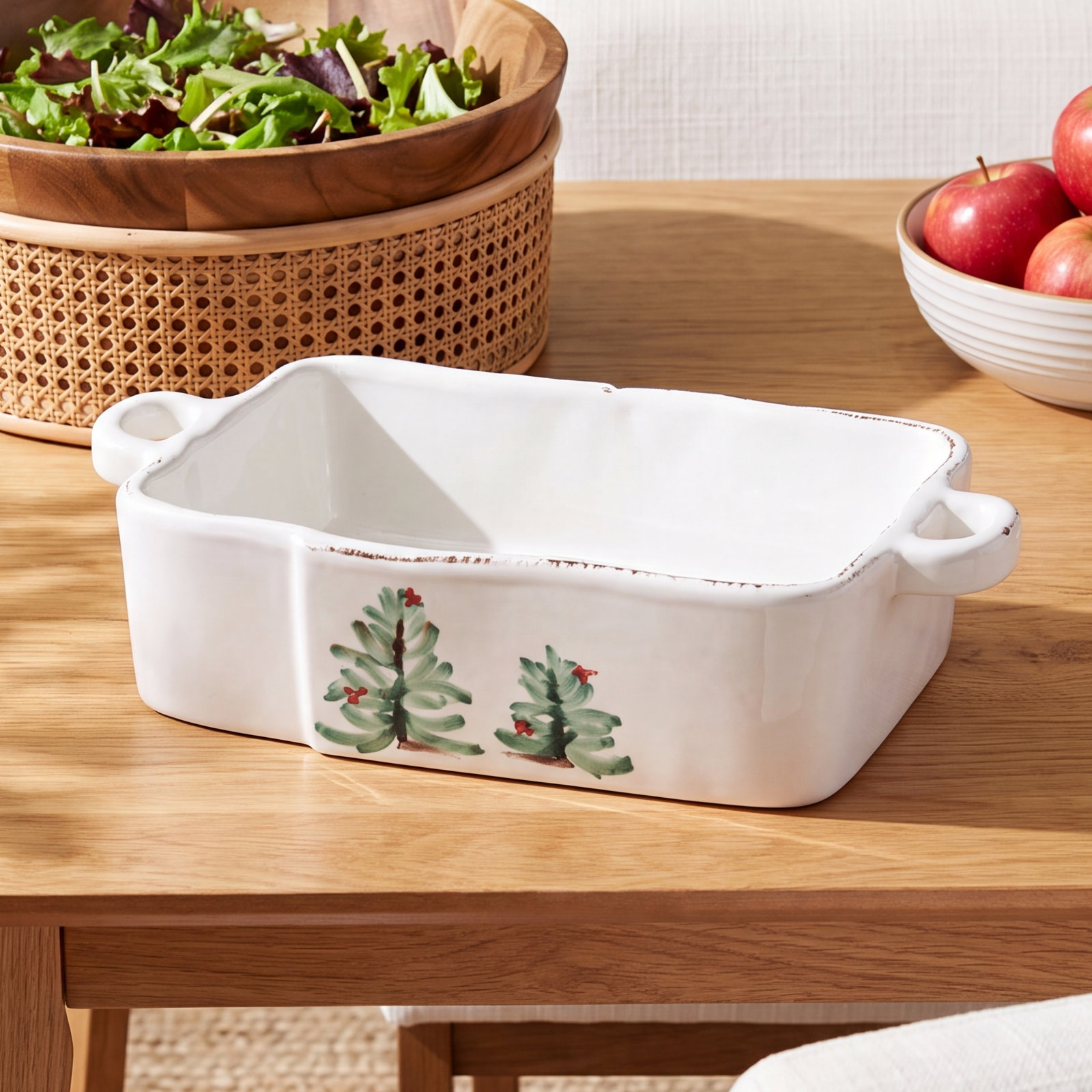 Lastra Square Stoneware Baker