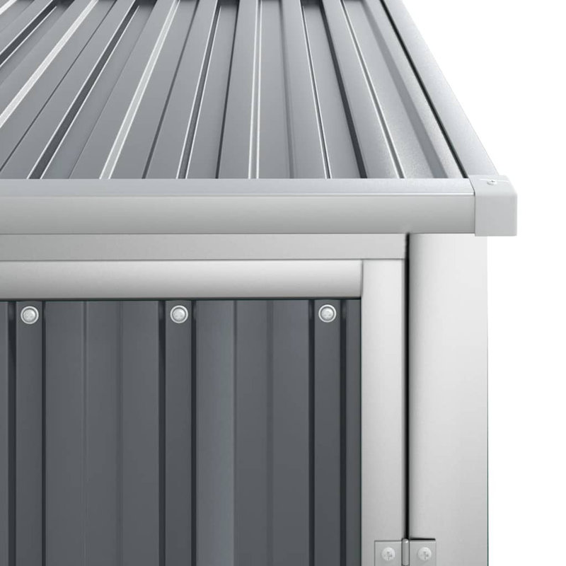 2.88 ft. W x 2.92 ft. D Steel Traditional Storage Shed, Gray