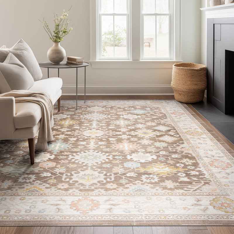 Tapis en polyester Camilla, Rectangulaire 8 pi x 10 pi