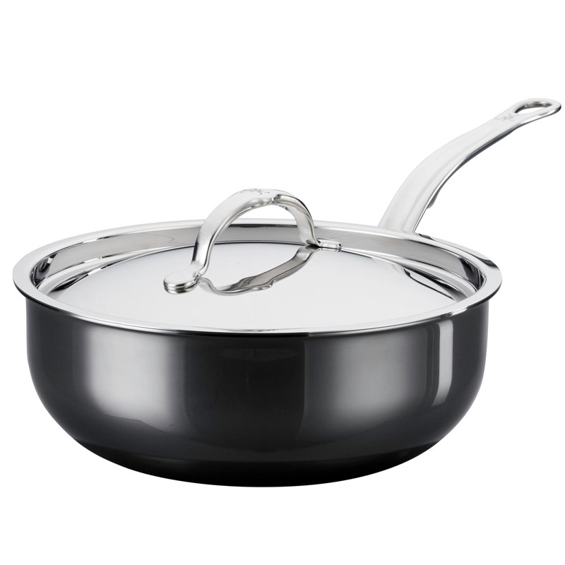 Hestan NanoBond 5QT Covered Essential Pan w/ Helper Handle, 3.5 qt.