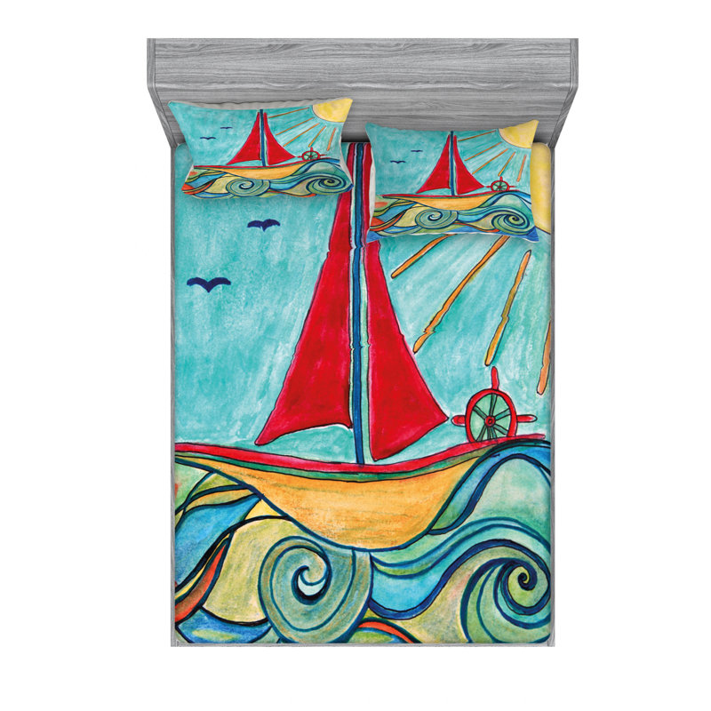 Microfiber Sheet Set, Full Sheet Set with Fitted Sheet