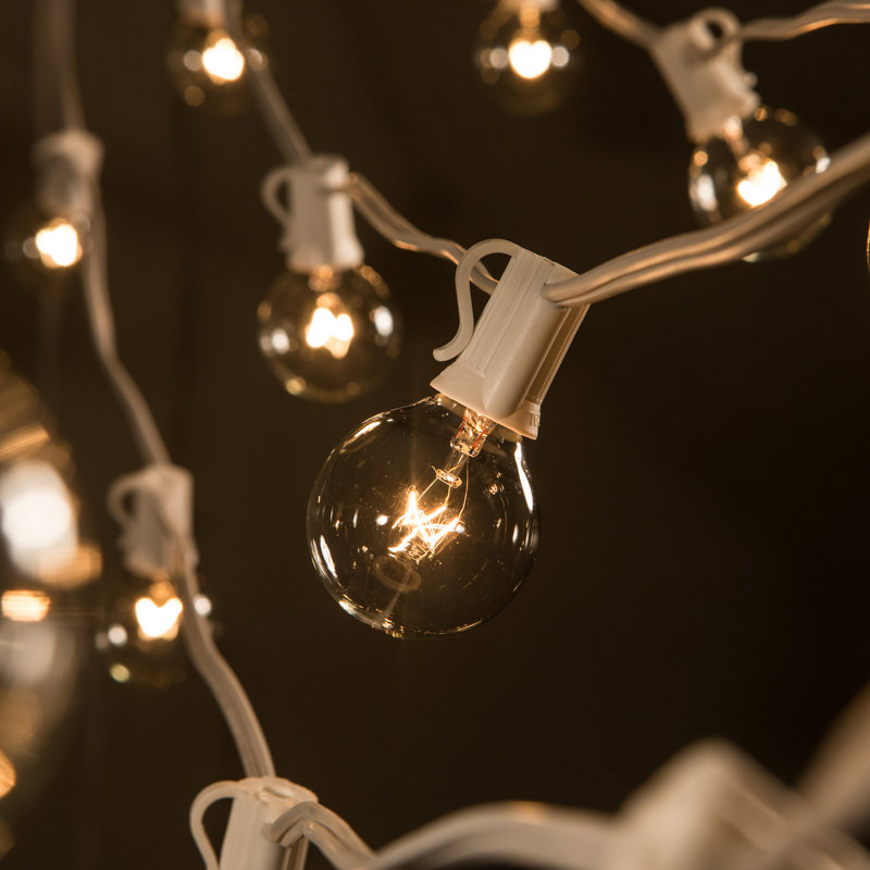 Guirlande de 25 lumières sphériques extérieures Henleaze, Blanc