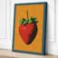 Strawberry Study Modern - Wrapped Canvas-513664680-513664682