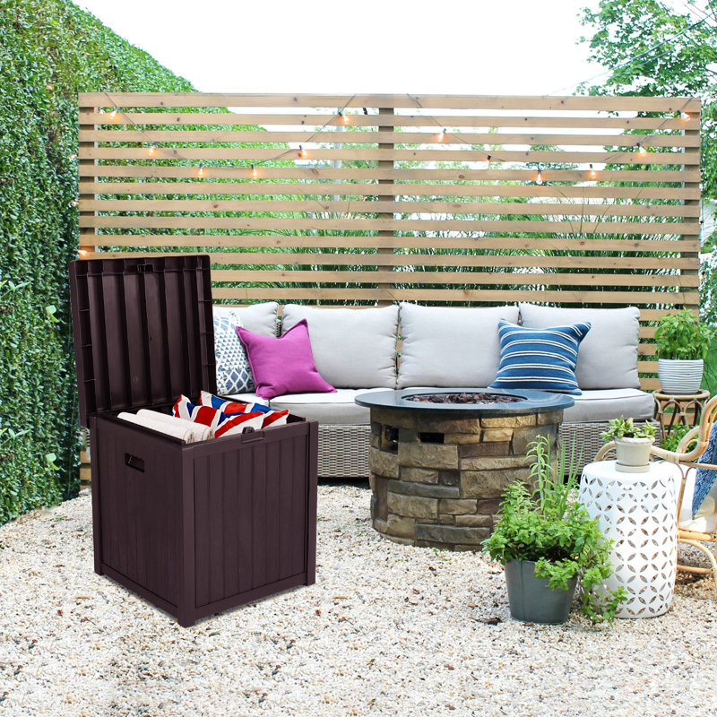 Boîte de rangement 51Gal, Brun