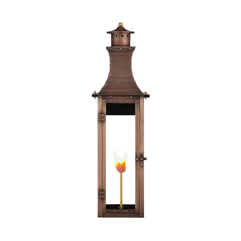 Bishop Outdoor Wall Lantern, 30" H x 9" W x 11" D