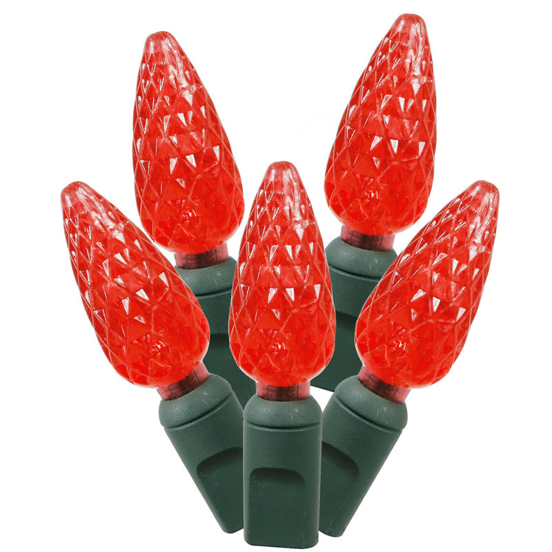 LED Single Mold Christmas Light Set, White