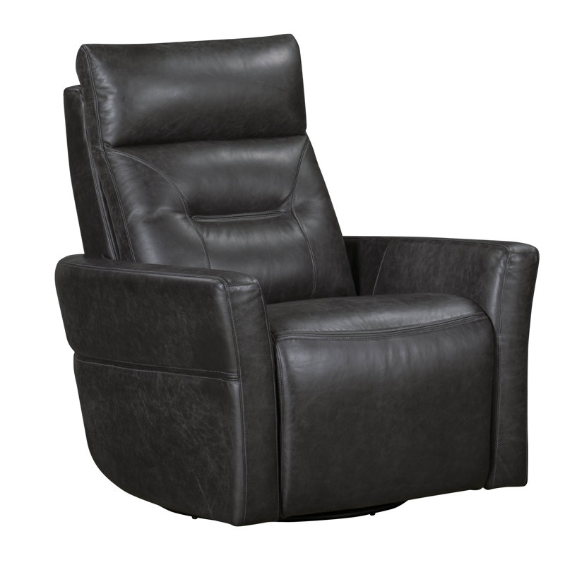 Ashley Power Swivel Glider Recliner P2, Vintage Slate